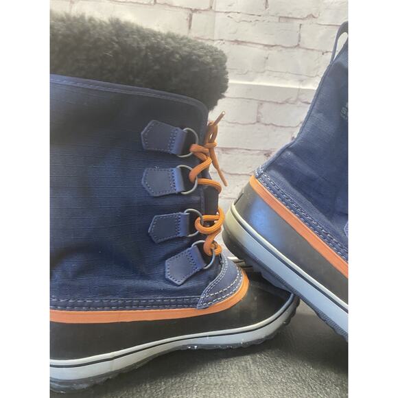Sorel Winter Boots Nylon Upper Rubber Base Insulated SZ 7 US Great Cond. main image 7